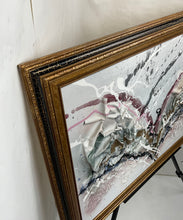 Load image into Gallery viewer, Abstract Textured Surface Signed Home Wall Decor Framed Art Painting

