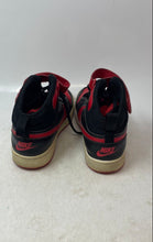Load image into Gallery viewer, Nike Kids Court Borough Mid 2 CD7782-003 Black Red Sneaker Shoes Size 5.5Y
