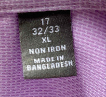 Load image into Gallery viewer, Michael Kors Mens Light Purple Long Sleeve Stretch Slim Fit Dress Shirt Size XL

