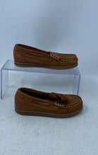 Load image into Gallery viewer, Zara Kids Brown Suede Slip-On Low Top Moc Toe Boat Shoes Size EUR 27
