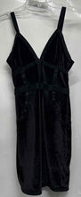 Load image into Gallery viewer, Guess Womens Black Velvet Sleeveless V-Neck Back Zip Mini Dress Size S
