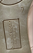 Load image into Gallery viewer, Christian Siriano Womens Pink Leather Slip-On Stiletto Pump Heels Size 7

