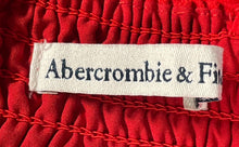 Load image into Gallery viewer, Abercrombie &amp; Fitch Womens Red Sleeveless Sweetheart Neck Sheath Dress Size M
