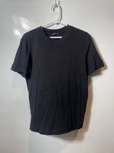 Load image into Gallery viewer, Massimo Dutti Mens Black Short Sleeve Crew Neck Pullover T-Shirt Size S
