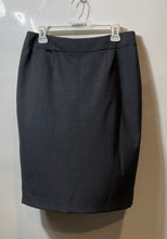 Load image into Gallery viewer, Calvin Klein Womens Gray Back Zip Slit Straight &amp; Pencil Skirt Size 10
