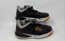 Load image into Gallery viewer, Nike Kids Air Jordan Max Aura 5 Black Leather Lace-Up Running Shoes Size 5Y
