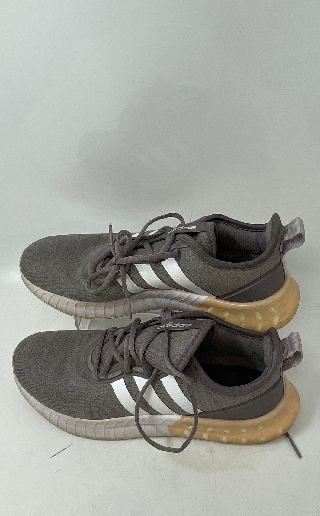 Adidas Mens Kaptir Super Gray Lace-Up Low Top Sneaker Shoes Size 9.5