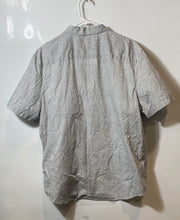 Load image into Gallery viewer, Calvin Klein Mens White Black Print Stretch Short Sleeve Button-Up Shirt Size XL
