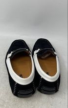 Load image into Gallery viewer, Giovanni Mens Black And White Slip-On Round Moc Toe Low Top Loafer Shoes Size 9
