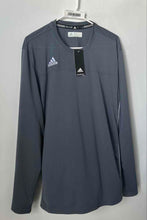 Load image into Gallery viewer, Adidas Mens Gray Long Sleeve Crew Neck Activewear Pullover T-Shirt Sz L w/ Tags
