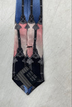 Load image into Gallery viewer, Giorgio Brutini Mens Multicolor Geometric Print Silk Adjustable Pointed Tie
