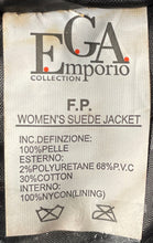 Load image into Gallery viewer, Emporia Collection Womens Brown Suede Long Sleeve Collared Belted Jacket Size XL
