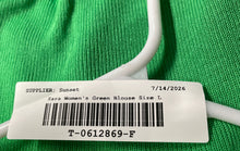 Load image into Gallery viewer, Zara Womens Green Long Sleeve V-Neck Button Front Cardigan Sweater Size Large
