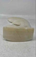 Load image into Gallery viewer, White Carved Onyx Mother And Child Abstract Decorative Figurine Collectible

