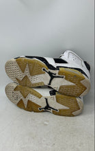 Load image into Gallery viewer, Nike Boys Air Jordan 6 Retro 384665-101 Black White Leather Sneakers Shoes Sz 6Y

