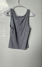 Load image into Gallery viewer, Old Navy Womens Blue White Printed Sleeveless V-Neck Tank Blouse Top Size L
