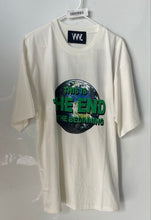 Load image into Gallery viewer, VVV The Brand Unisex White The End Of The Beginning Earth Graphic T-Shirt Size S
