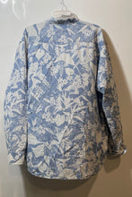Load image into Gallery viewer, Tommy Bahama Mens White Blue Floral Collared Long Sleeve Button-Up Shirt Sz XXL
