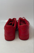 Load image into Gallery viewer, Nike Mens Air Force 1 07 LV8 Red Leather Lace-Up Low Top Running Shoes Size 11
