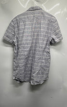 Load image into Gallery viewer, Kenneth Cole Mens Gray Short Sleeve Collared Button-Up Shirt Size Large
