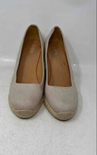 Load image into Gallery viewer, J.Crew Womens Seville Ivory Round Toe Slip-On Wedge Espadrille Heels Size 11
