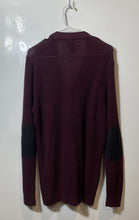 Load image into Gallery viewer, Forever 21 Mens Red Cotton Long Sleeve V-Neck Button Cardigan Sweater Size L
