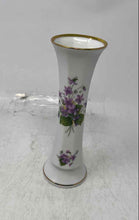 Load image into Gallery viewer, Gloria White Floral Print Fine Porcelain Home Decorative Collectible Table Vase

