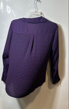Load image into Gallery viewer, Express Womens Multicolor Geometric Print The Portofino Button-Up Shirt Size M
