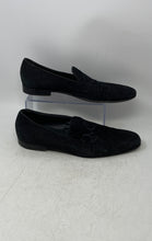 Load image into Gallery viewer, Mark Chris Mens Black Quilted Round Toe Slip-On Loafer Shoes Size EUR 46
