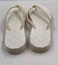 Load image into Gallery viewer, Authentic Tory Burch Womens Willa White Flip-Flop Sandals Size 9M Stained Worn

