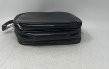 Load image into Gallery viewer, Unbranded Womens Black Leather Top Handle Detachable Strap Camera Crossbody Bag
