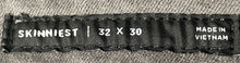 Load image into Gallery viewer, Pacsun Mens Gray Black Denim Skinniest Active Stretch Skinny Jeans Size 32X30
