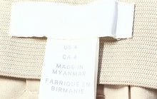 Load image into Gallery viewer, H&amp;M Womens Beige Flat Front Stretch Pockets Straight Leg Dress Pants Size 4
