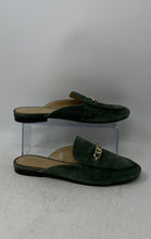 Load image into Gallery viewer, Michael Kors Womens Tiffanie Green Suede Slip-On Round Toe Mule Flats Size 9 M
