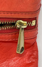 Load image into Gallery viewer, Fossil Womens Orange Leather Adjustable Strap Shoulder Crossbody Handbag

