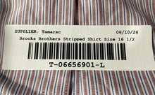 Load image into Gallery viewer, Brooks Brothers Mens Multicolor Striped Cotton Non-Iron Dress Shirt Size 16-2/3
