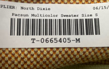 Load image into Gallery viewer, Pacsun Womens Multicolor Palm Tree Print Long Sleeve Pullover Sweater Size Small
