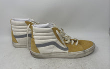 Load image into Gallery viewer, Vans Mens Sk8-Hi Yellow White Gray Round Toe Lace-Up Sneaker Shoes Size 10
