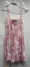 Load image into Gallery viewer, Express Womens White Red Printed Spaghetti-Strap Mini Wrap Dress Size Medium
