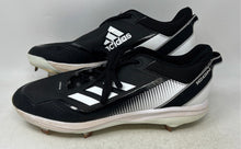 Load image into Gallery viewer, Adidas Mens Icon 7 FZ1558 White Black Leather Lace-Up Baseball Cleats Size 14
