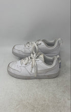 Load image into Gallery viewer, Nike Unisex Kids Court Borough Low 2 White Leather Sneakers Shoes Size 3.5Y
