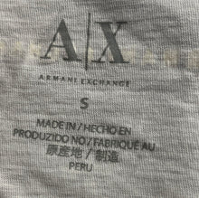 Load image into Gallery viewer, Armani Exchange Mens White Yellow Short Sleeve Pullover T-Shirt Size Small
