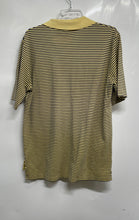 Load image into Gallery viewer, Polo Golf Ralph Lauren Mens Yellow Blue Striped Pima Cotton Polo Shirt Size M
