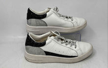 Load image into Gallery viewer, Vintage Havana Womens Willow White Black Glitter Lace-Up Sneaker Shoes Size 9
