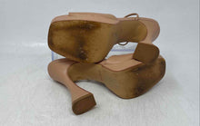 Load image into Gallery viewer, Aldo Womens Daphnee Brown Leather Open Toe Platform Gladiator Heels Size 7
