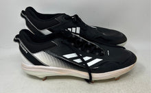 Load image into Gallery viewer, Adidas Mens Icon 7 FZ1558 White Black Leather Lace-Up Baseball Cleats Size 14
