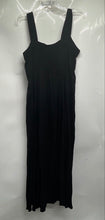 Load image into Gallery viewer, Vince Camuto Womens Black Challis Square Neck Smocked Maxi Dress Size XL
