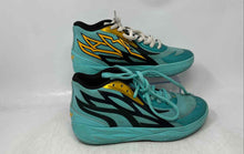 Load image into Gallery viewer, Puma Mens LaMelo Ball MB.02 Honeycomb Elektro Aqua &amp; Black Sneaker Shoes Sz 6.5
