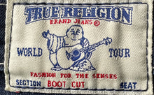 Load image into Gallery viewer, True Religion Womens Blue Denim Dark Wash Low-Rise Bootcut Jeans Pants Size 28
