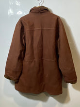 Load image into Gallery viewer, Vintage GV Mens Brown Shawl Collar Double-Breasted Coat Size XL Pit To Pit 20''
